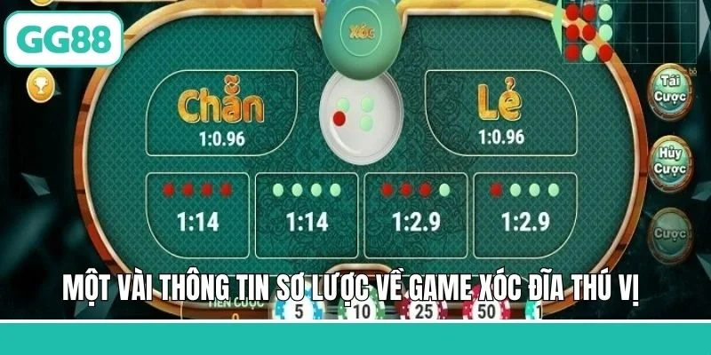 Một vài thông tin sơ lược về game xóc đĩa thú vị